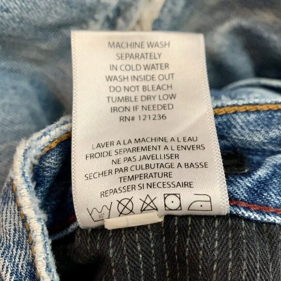 CULT Of INDIVIDUALITY Jeans Mens 38 Rebel Straight Leg Japanese Selvedge Blue - Picture 12 of 13